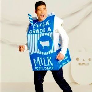 Halloween costume milk carton
